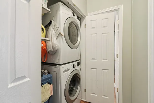 a outdoor space with a seating space