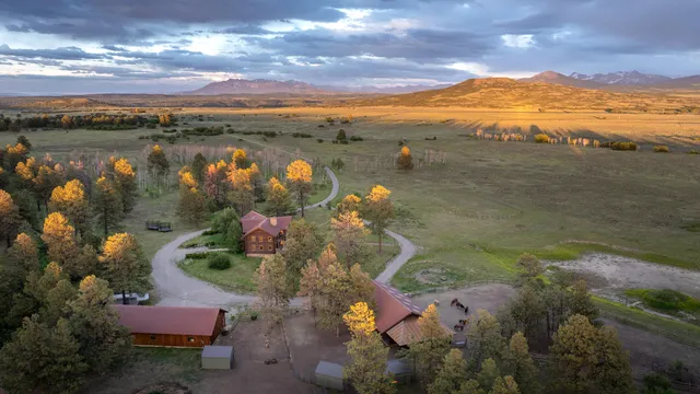 a view of lake with mountain