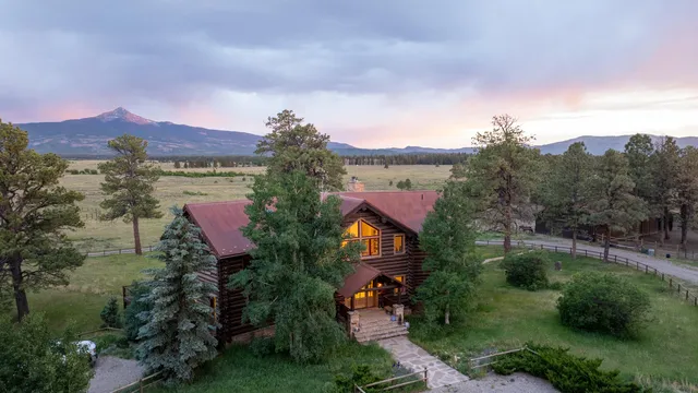 a view of lake with mountain
