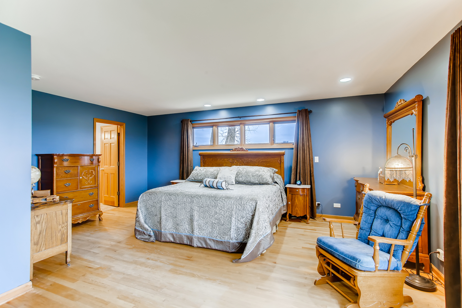 2N706 Howard Road Maple Park, IL 60151 - Photo 17 of 40 a bedroom with a bed and wooden floor