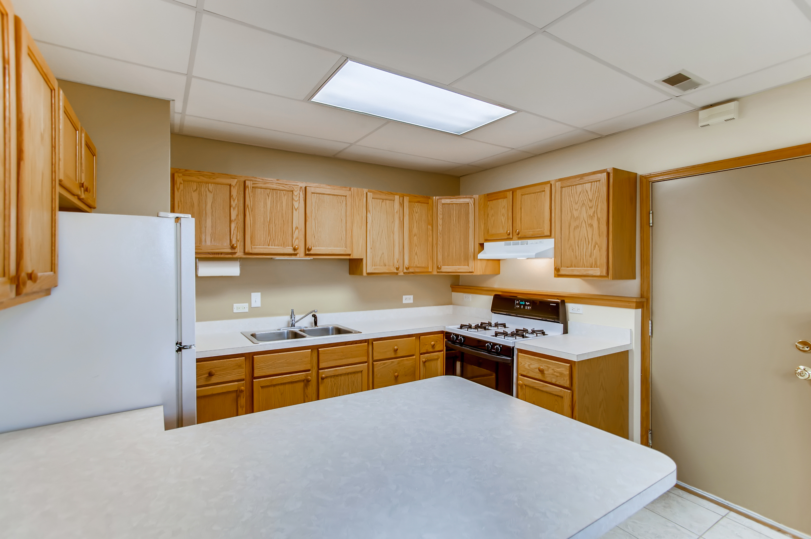 2N706 Howard Road Maple Park, IL 60151 - Photo 31 of 40 a kitchen with stainless steel appliances a sink a stove a refrigerator cabinets and a window