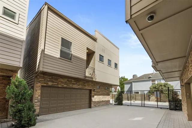 a view of a house with a patio