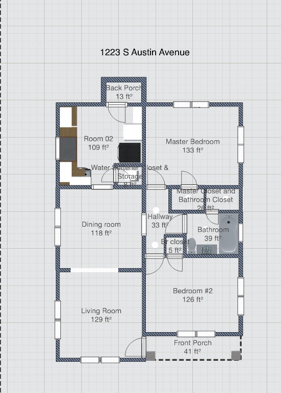 1223 1/2 South Austin Avenue Georgetown, TX 78626 - Photo 11 of 39 a picture of a book and a bed