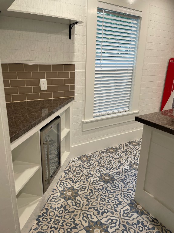 1223 1/2 South Austin Avenue Georgetown, TX 78626 - Photo 19 of 39 a bathroom with a granite countertop sink and a mirror