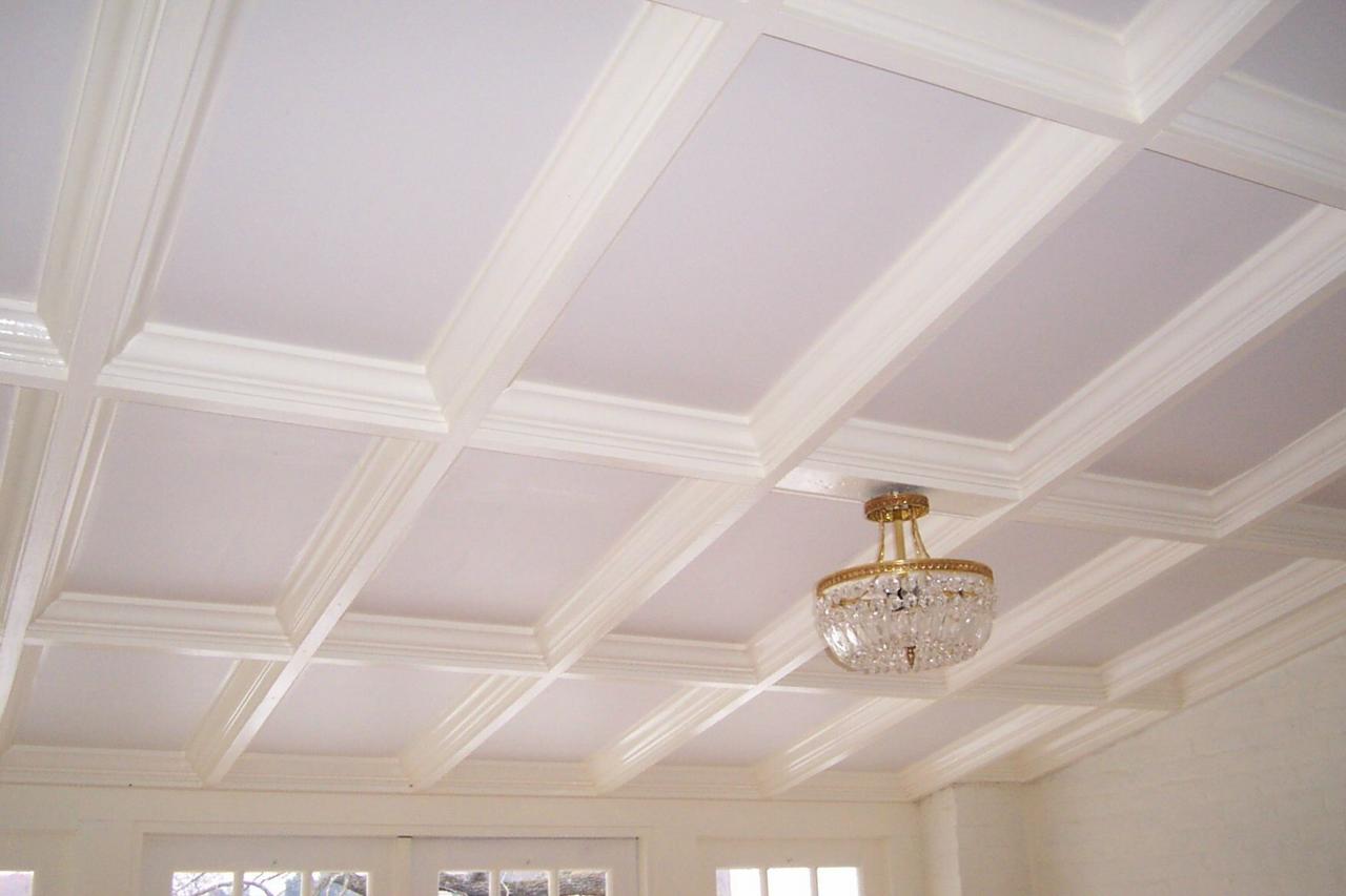 593 Black Magic Farm Road Buchanan, VA 24066 - Photo 27 of 33 Coffered Ceiling in Sunroom