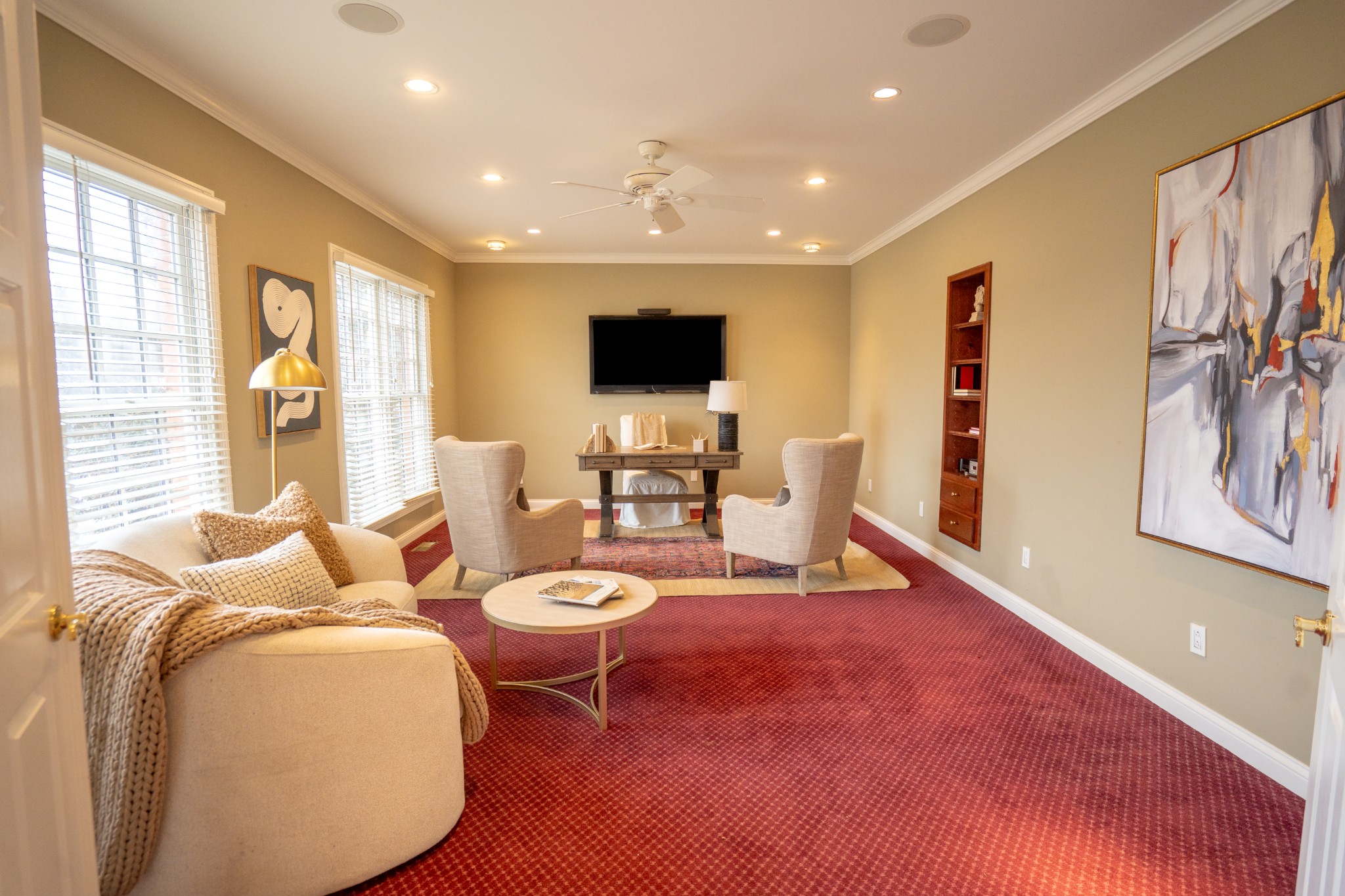 156 Eagle Pointe Springfield, TN 37172 - Photo 8 of 36 a living room with furniture and a flat screen tv