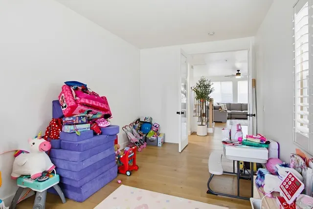 a room with furniture and window