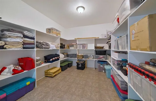 a view of storage and utility room