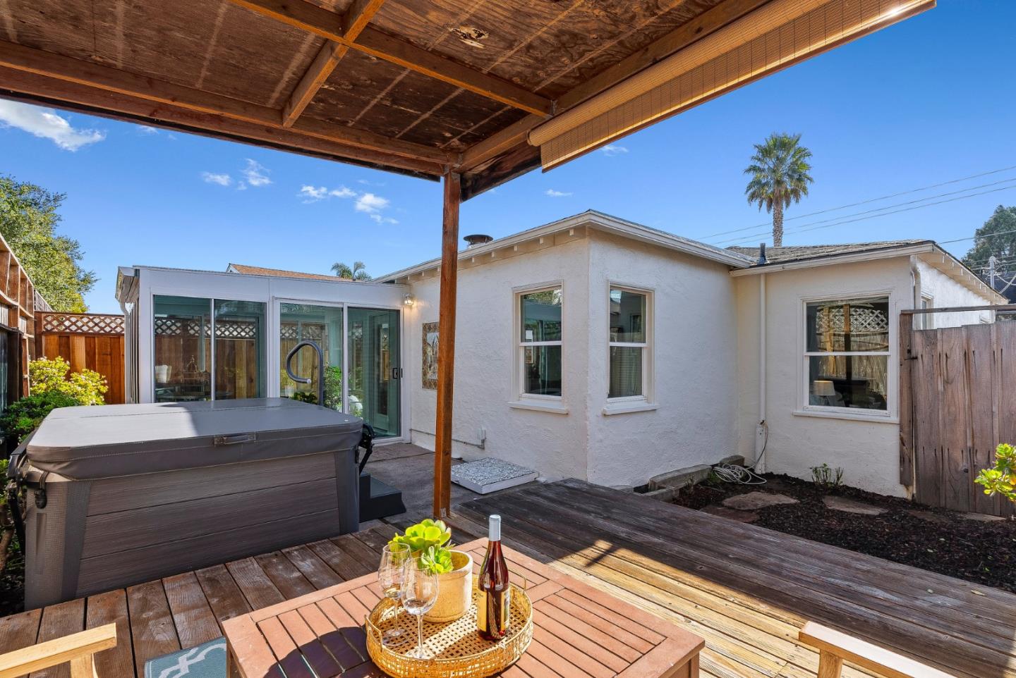 320 Hillcrest Drive Aptos, CA 95003 - Photo 29 of 36 a front view of house with yard outdoor seating and barbeque oven