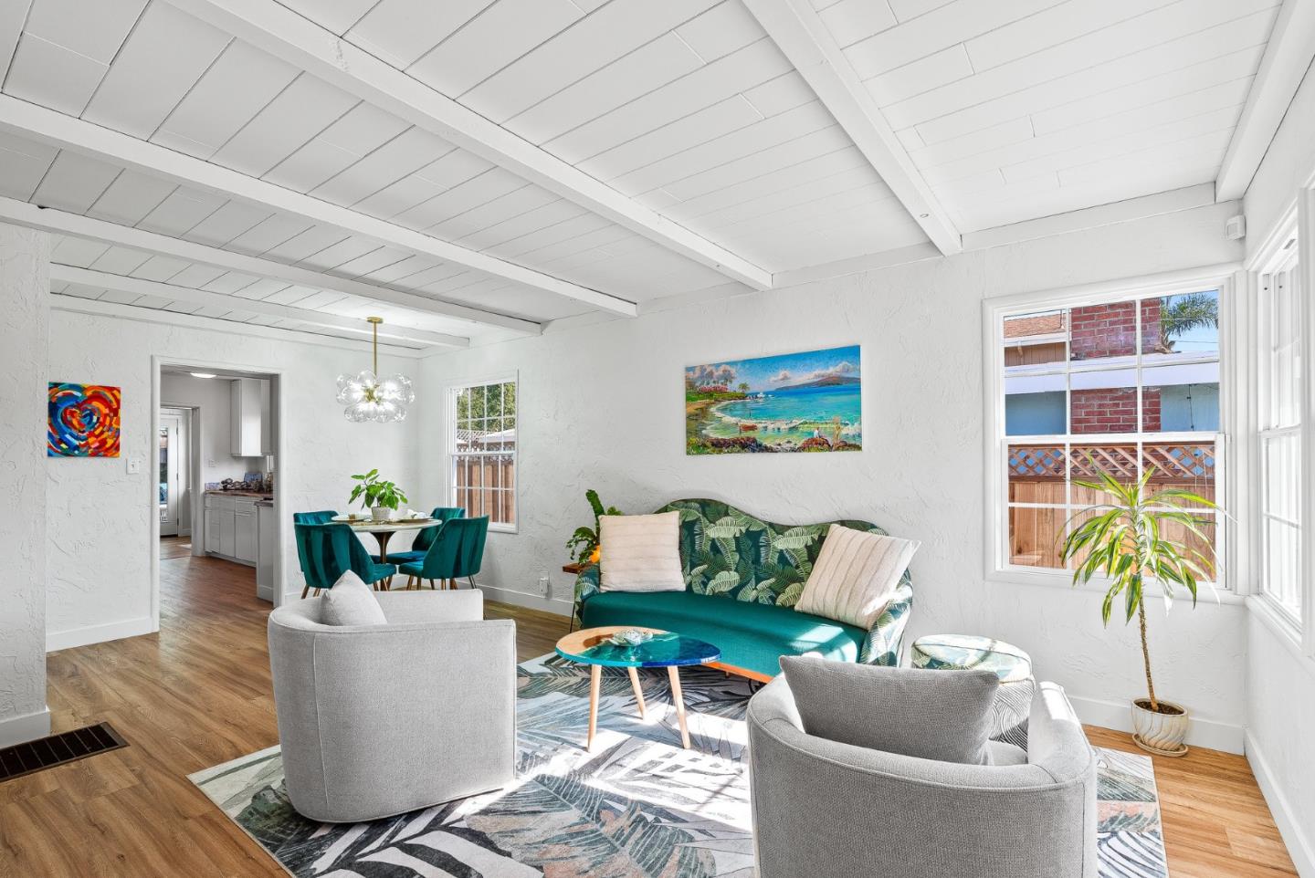 320 Hillcrest Drive Aptos, CA 95003 - Photo 8 of 36 a living room with furniture and a potted plant