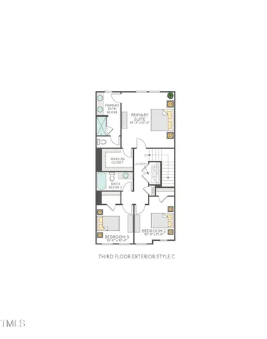 a picture of a room with a white wall and a large window