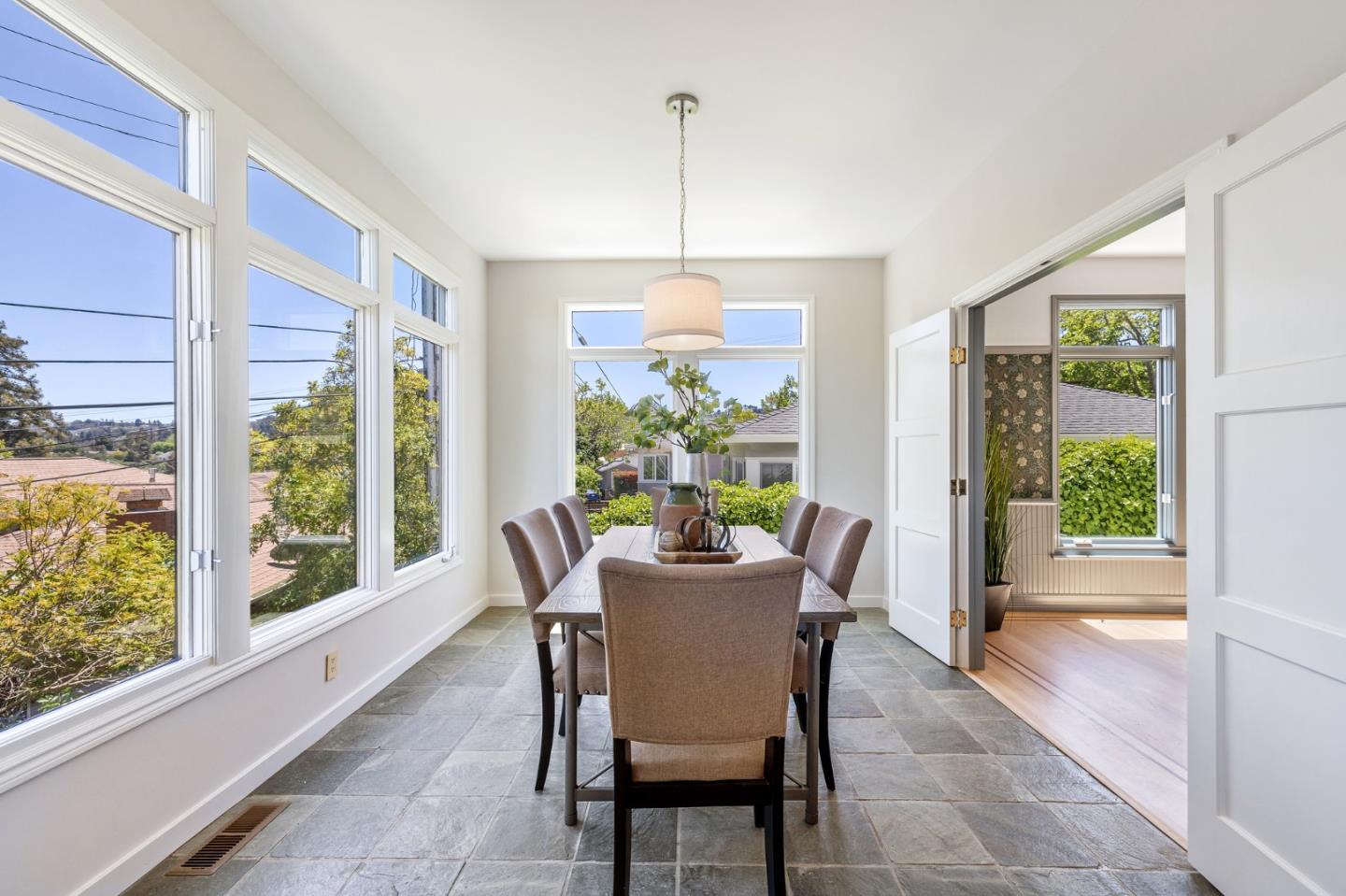 541 Nevada Avenue San Mateo, CA 94402 - Photo 34 of 100 a view of a dining room with furniture window and outside view