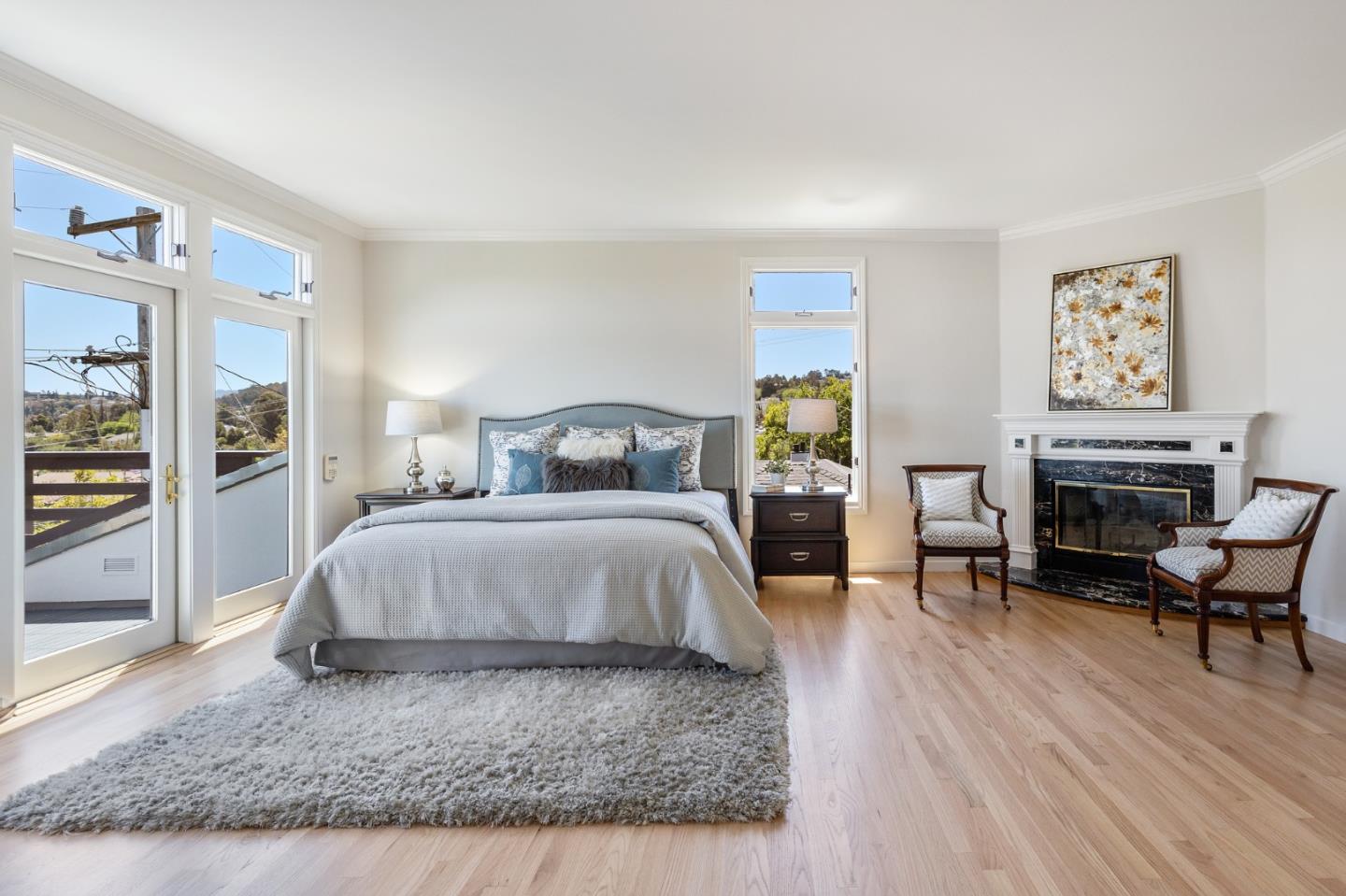 541 Nevada Avenue San Mateo, CA 94402 - Photo 57 of 100 a bedroom with a bed a table and chair