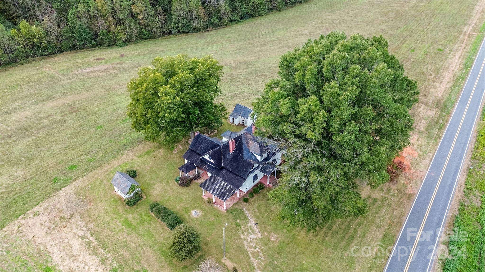 431 Friendship Road Olin, NC 28660 - Photo 37 of 44 a view of yard from balcony