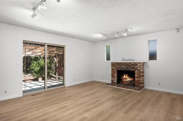 wooden floor in an empty room