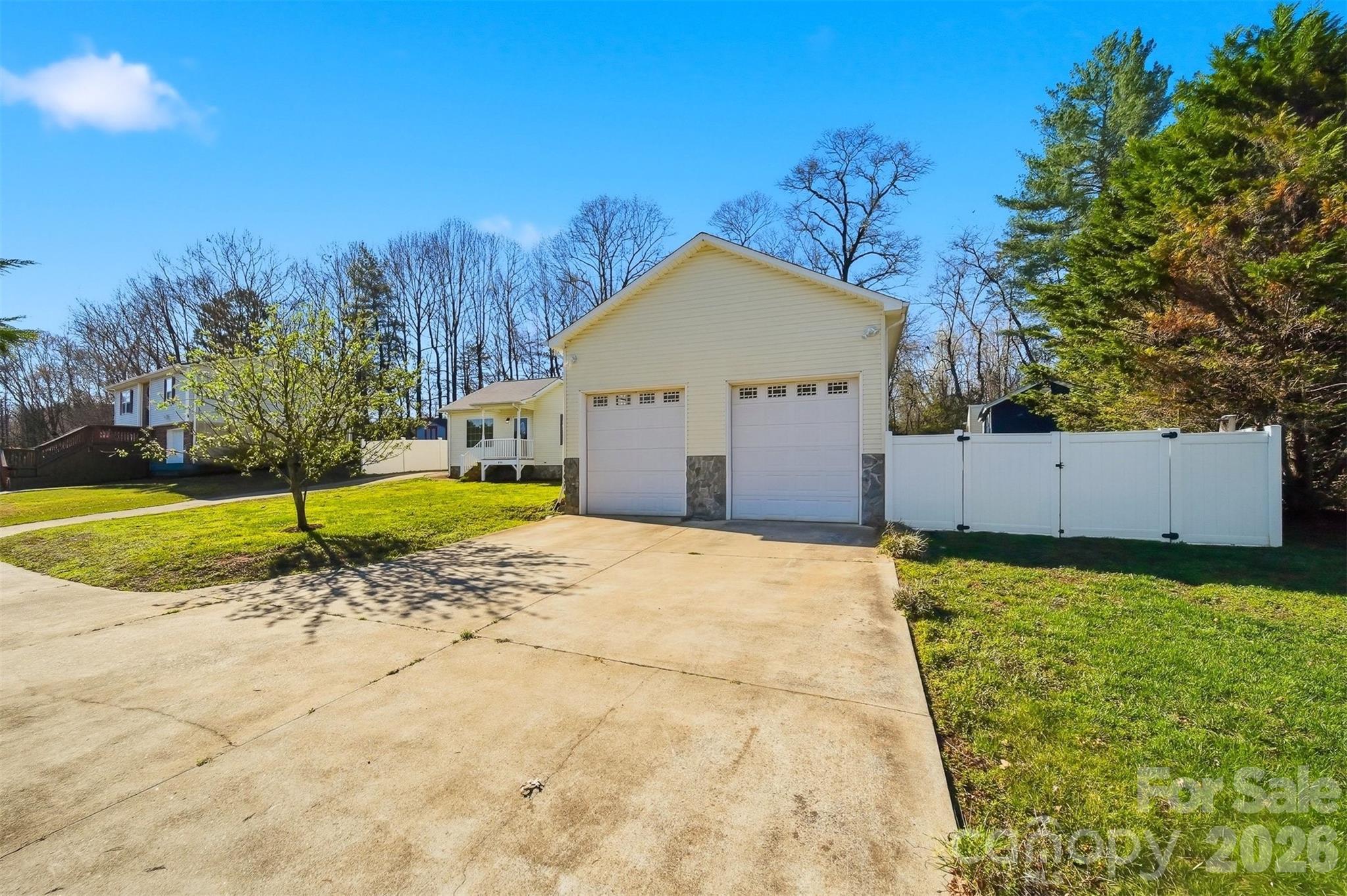 4771 Petra Mill Road Granite Falls, NC 28630 - Photo 6 of 46 a backyard of a house