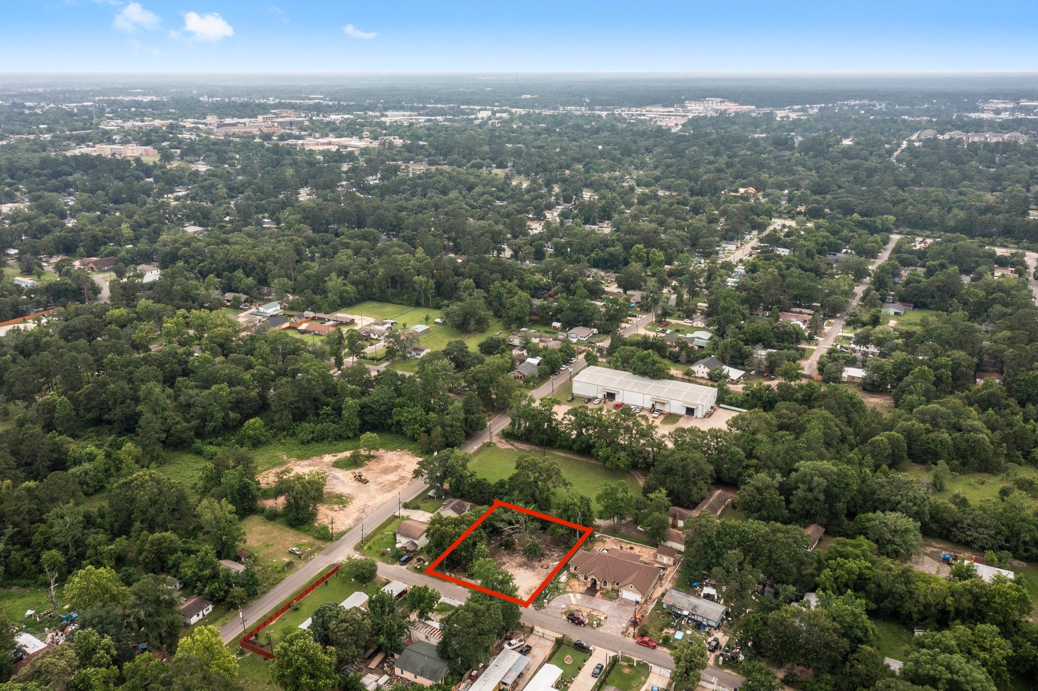 1615 Gilmore Street Conroe, TX 77301 - Photo 16 of 16 an aerial view of a city