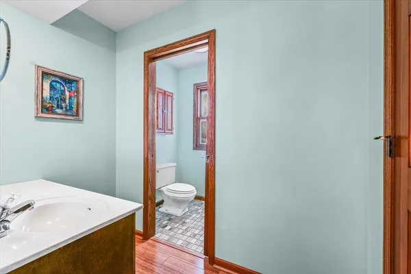 a bathroom with a sink and a toilet