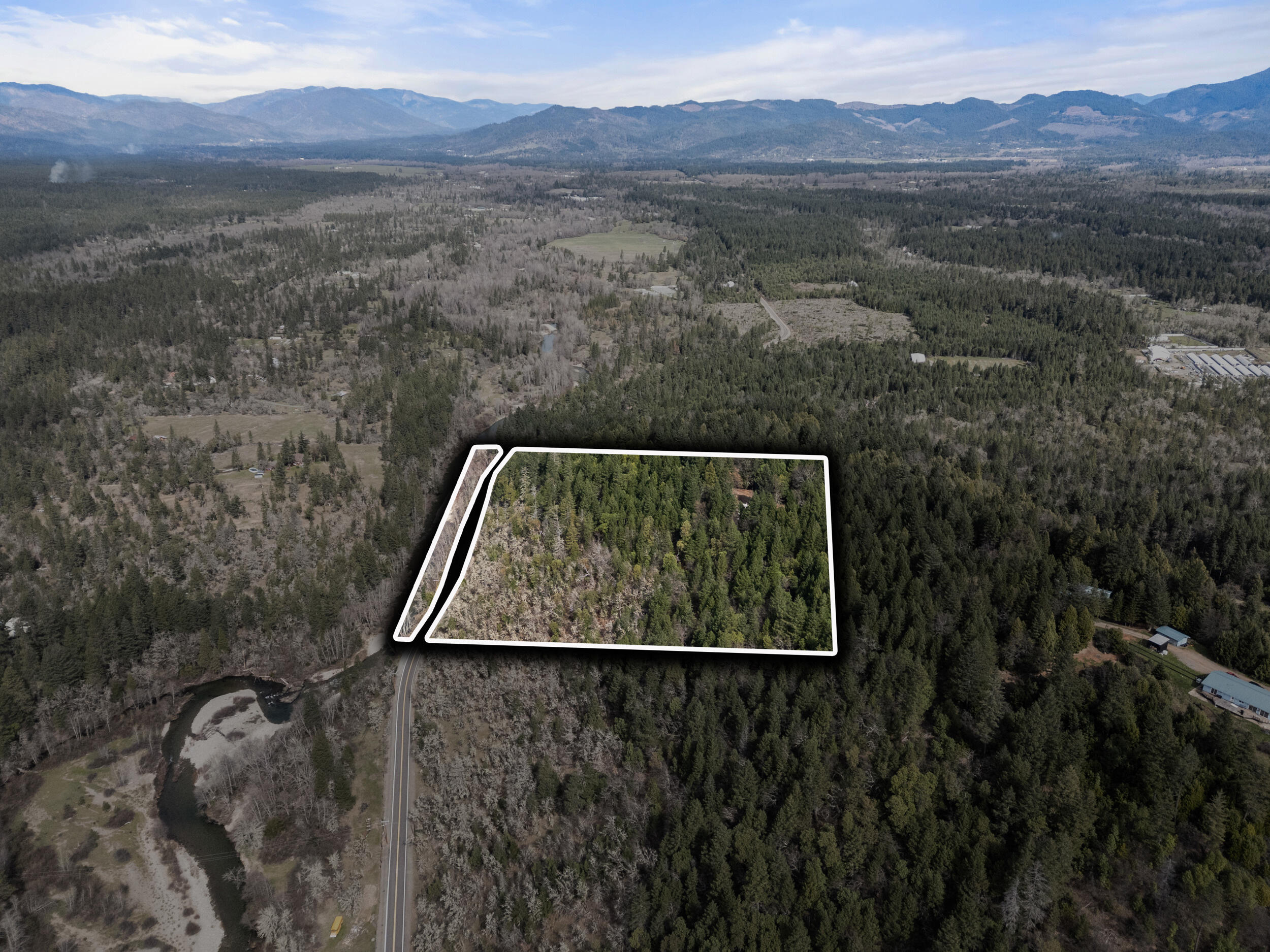 6223 Takilma Road Cave Junction, OR 97523 - Photo 24 of 24 6223 takilma rd - lotline 3