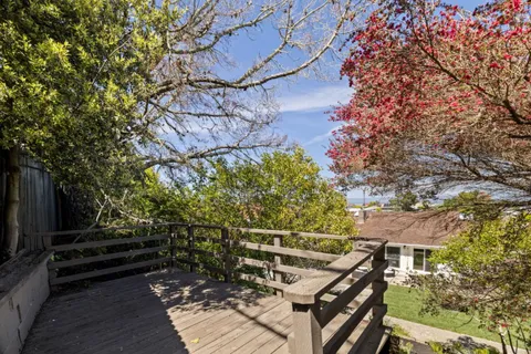 a view of outdoor space and deck