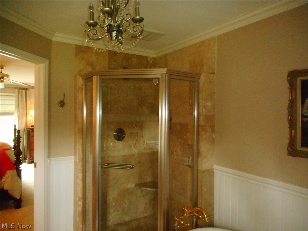 13851 Watt Road Novelty, OH 44072 - Photo 16 of 28 Master bathroom shower with beautiful tile work.