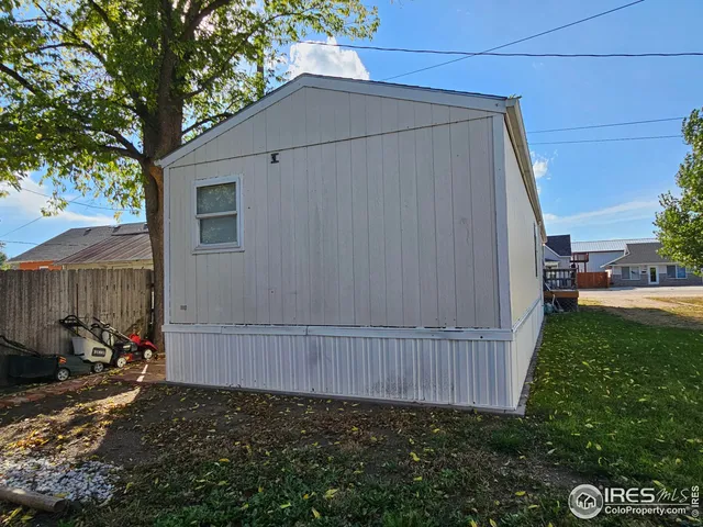 a house view with a backyard