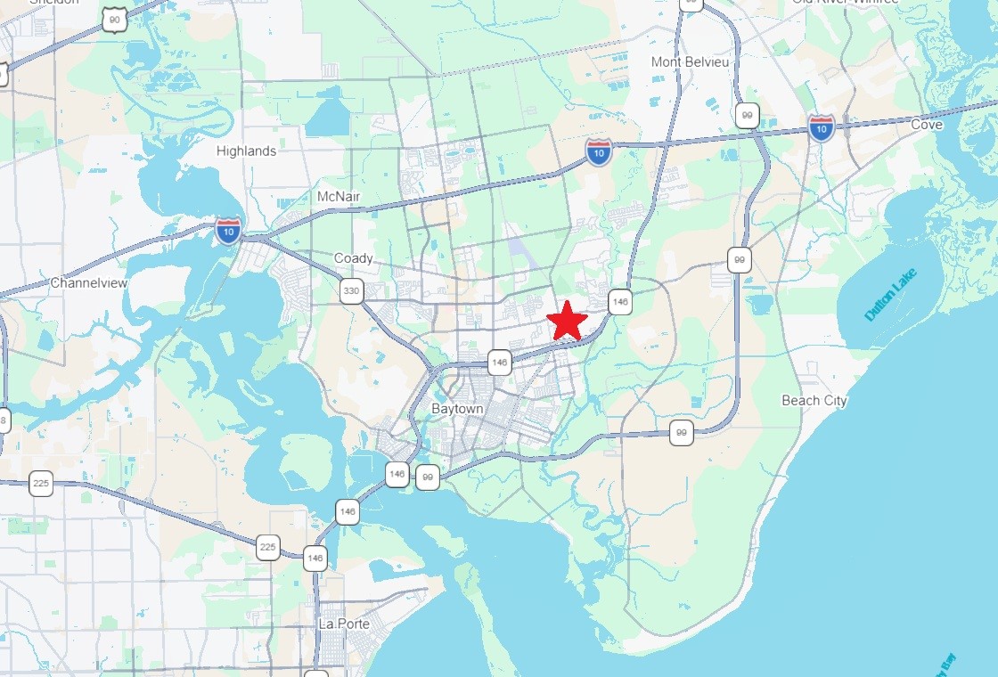 3610 Crosby Cedar Bayou Road Baytown, TX 77521 - Photo 3 of 3 a view of a vase of flowers sitting on a table