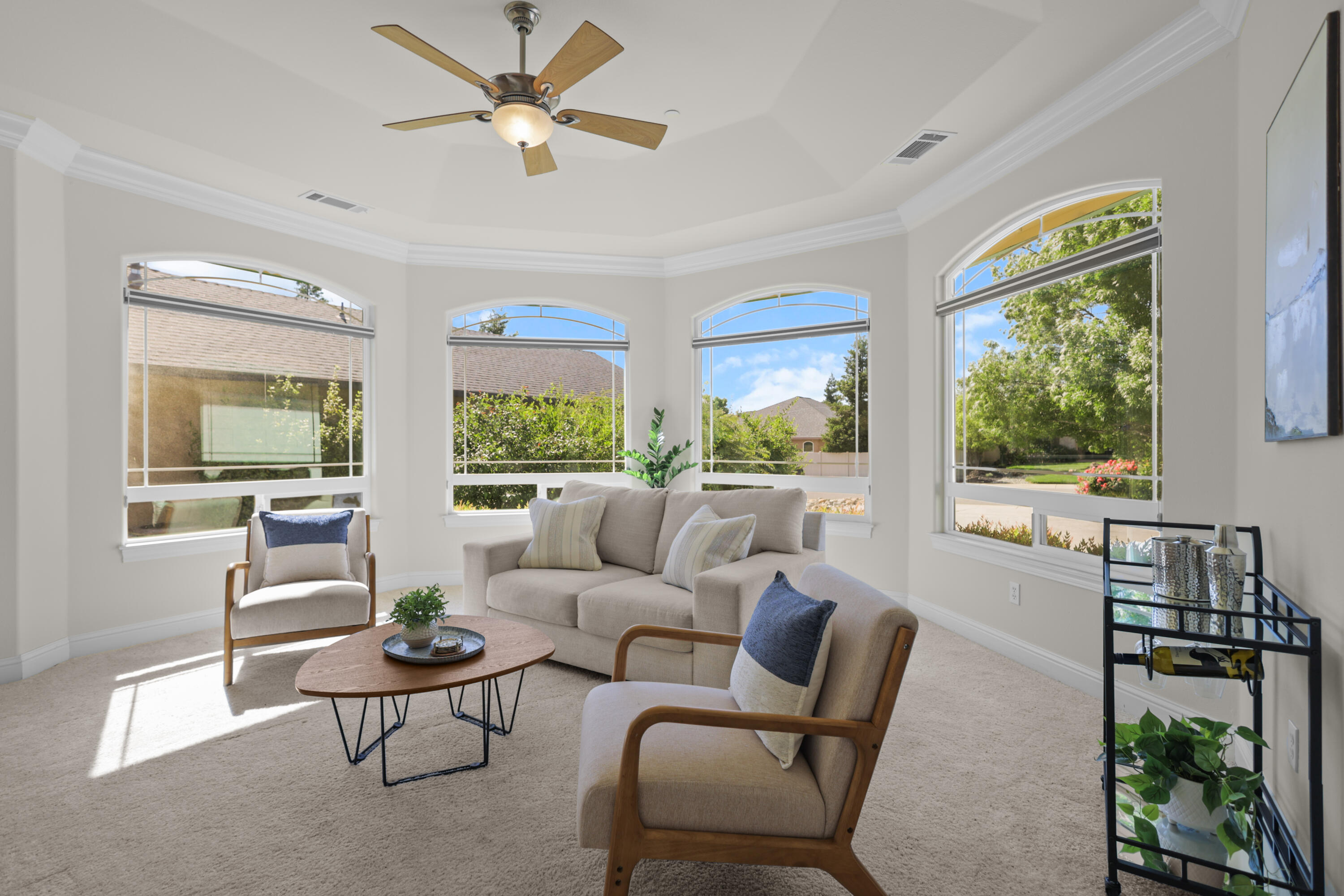 2110 Cadjew Street Redding, CA 96003 - Photo 6 of 62 a living room with furniture and a large window with outer view