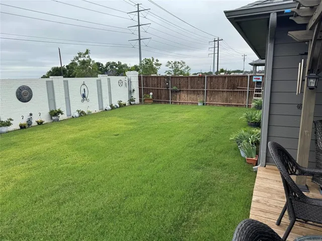 a view of outdoor space and yard