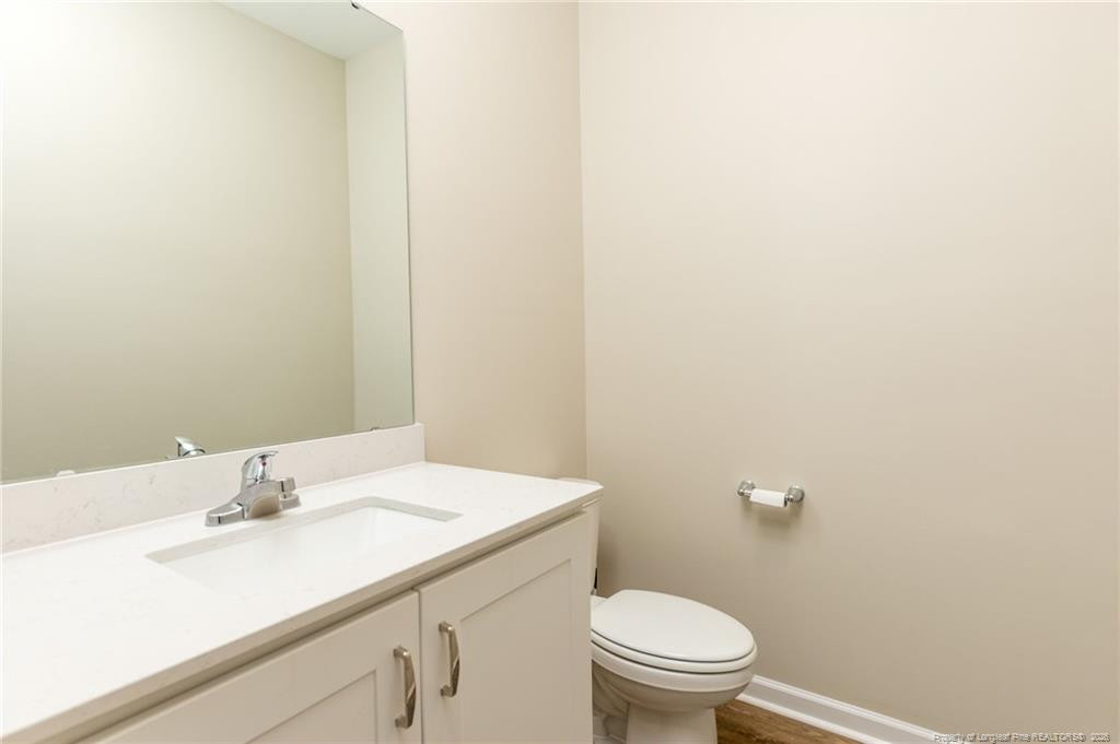 325 Ray Byrd Road Lillington, NC 27546 - Photo 11 of 26 a bathroom with a sink and a toilet