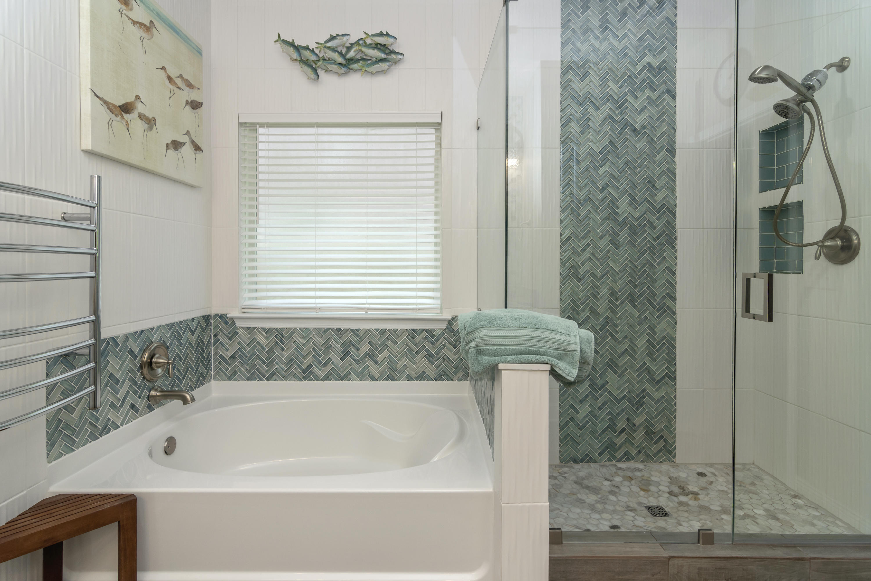 341 Lilly Bell Lane Freeport, FL 32439 - Photo 19 of 36 a bathroom with a bathtub and a shower