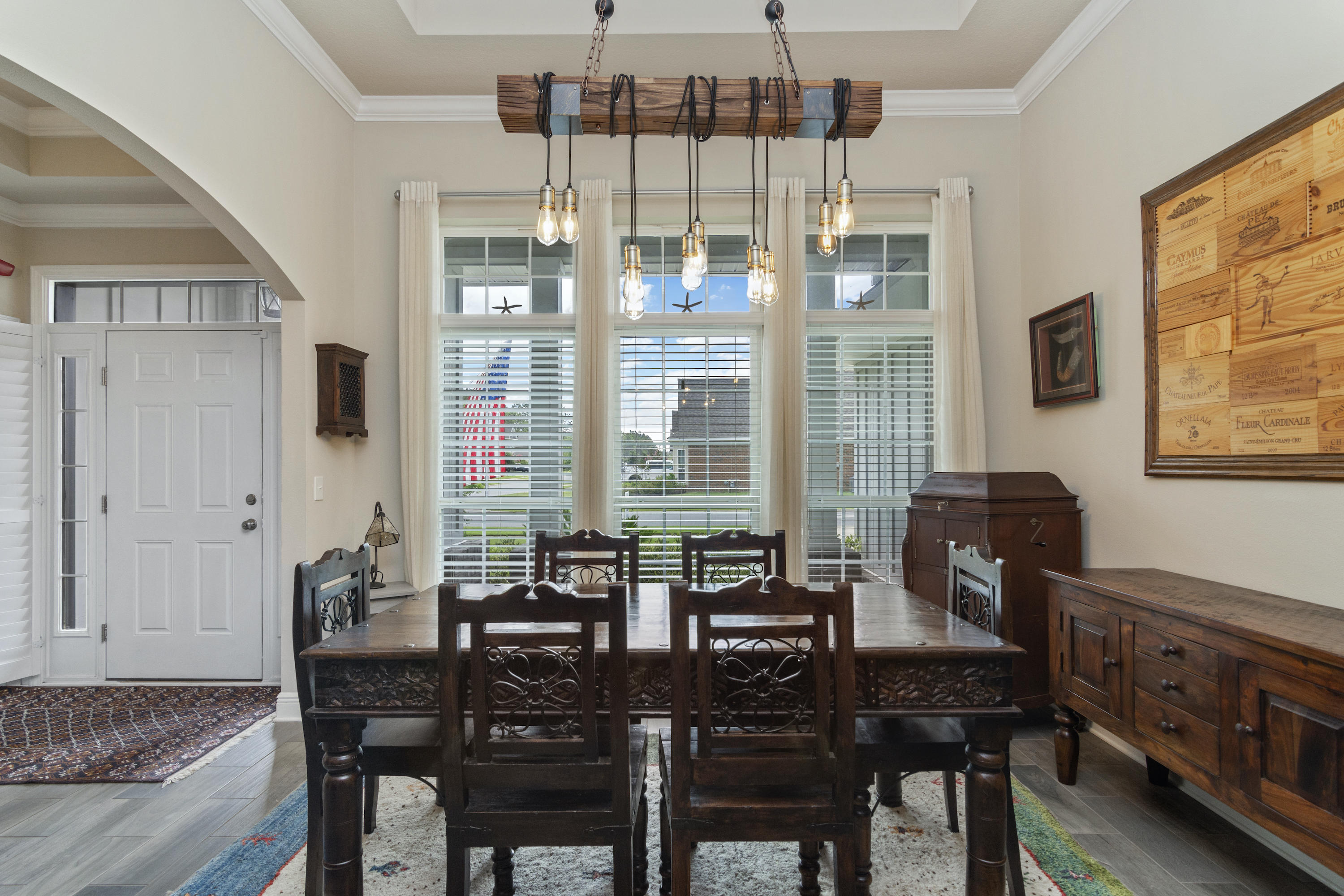 341 Lilly Bell Lane Freeport, FL 32439 - Photo 7 of 36 a view of a dining room with furniture window and outside view