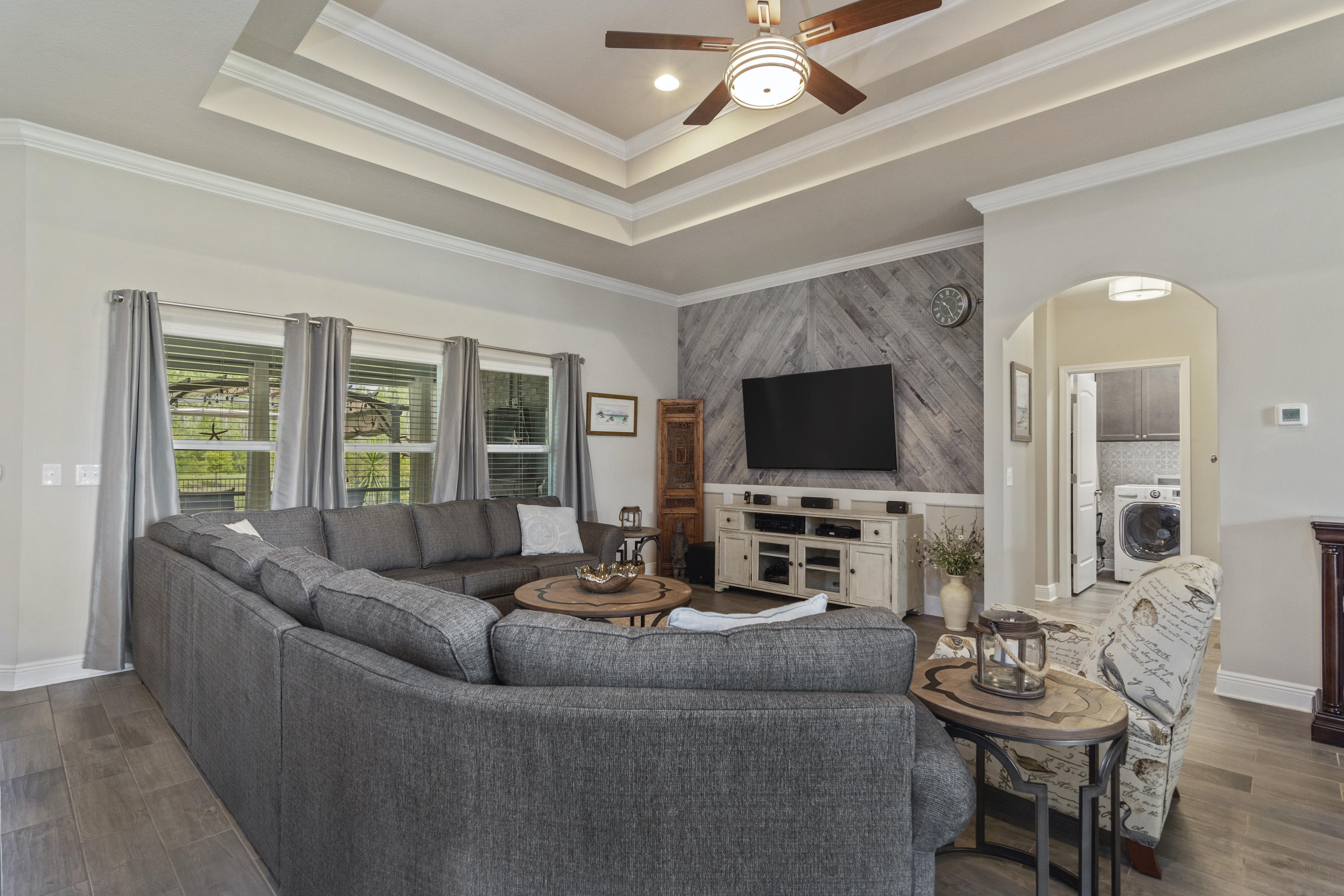 341 Lilly Bell Lane Freeport, FL 32439 - Photo 9 of 36 a living room with furniture and a flat screen tv