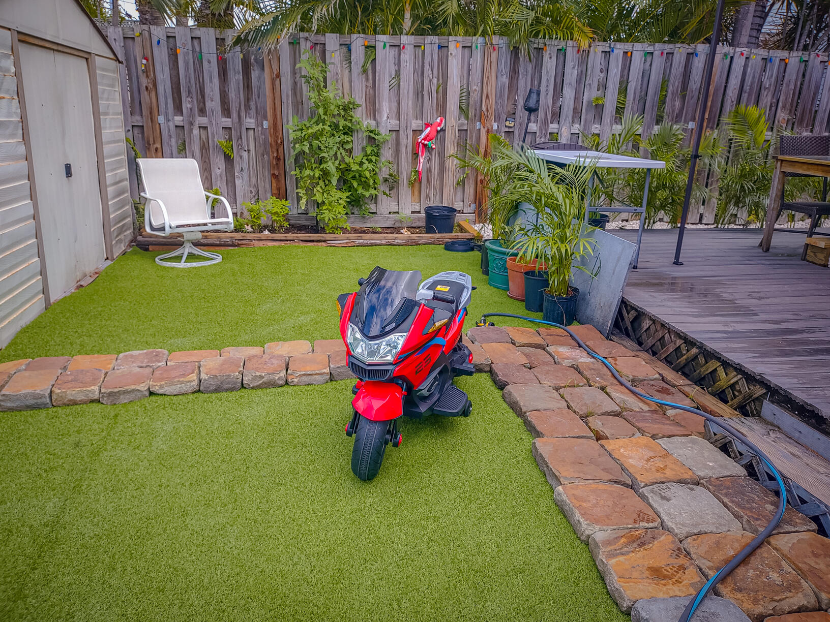 2311 Patterson Avenue Key West, FL 33040 - Photo 17 of 39 a backyard of a house with lots of green space and outdoor seating