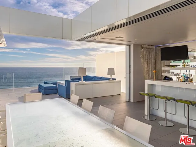 a terrace view with seating space