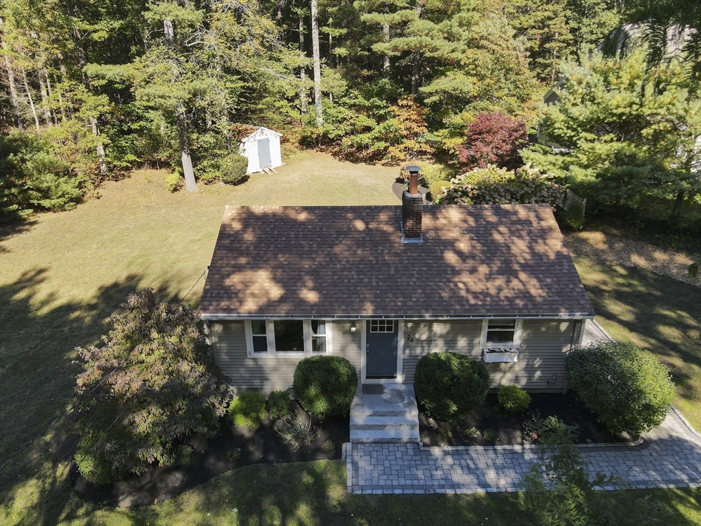 28 Forest Road Millis, MA 02054 - Photo 20 of 23 an aerial view of house with yard