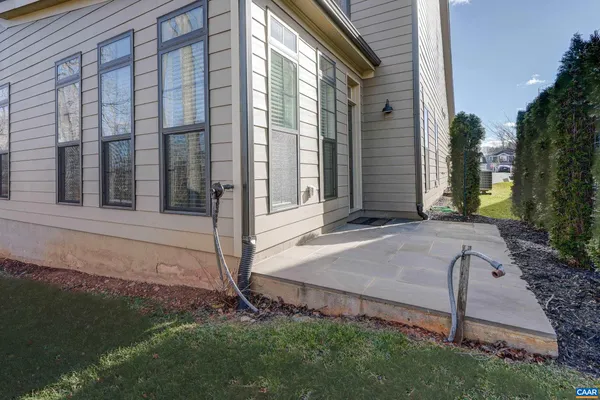 a view of front door of house