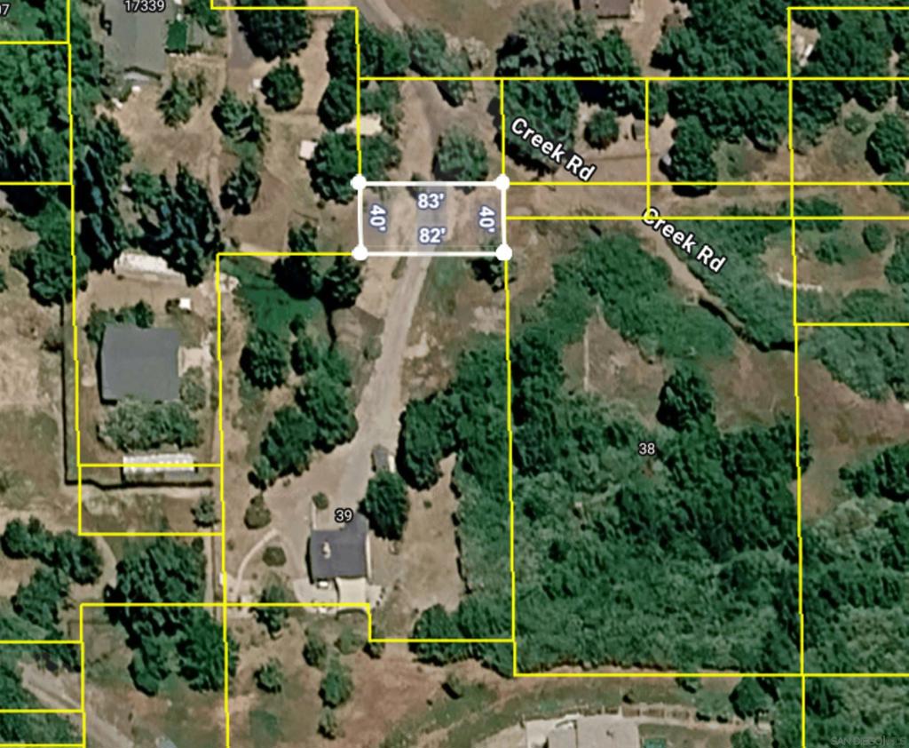38 Creek Road Julian, CA 92036 - Photo 7 of 16 an aerial view of a house with a garden