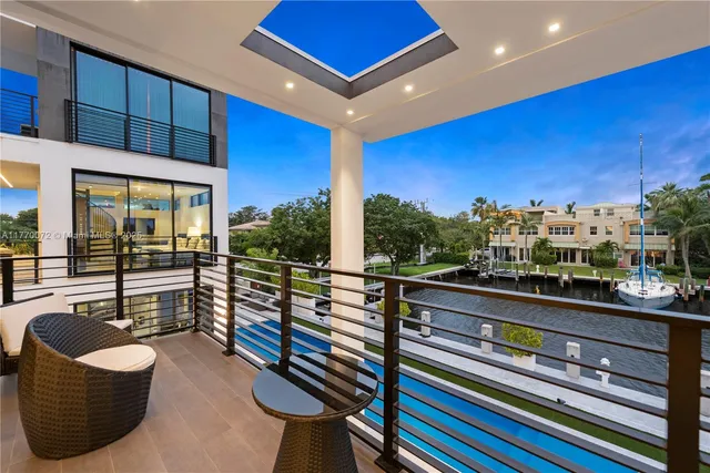 a bedroom with two beds and painted walls