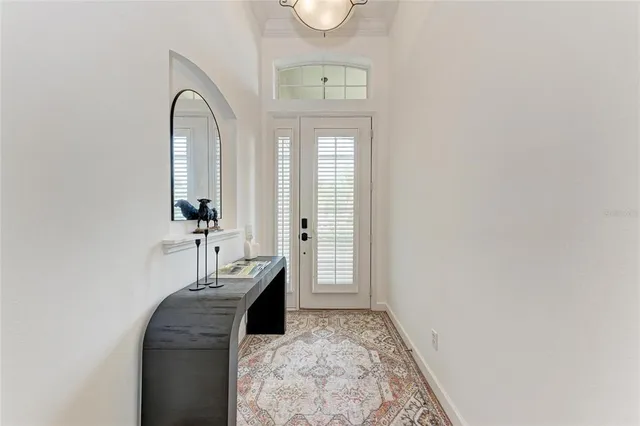 a front view of a house with wooden floor