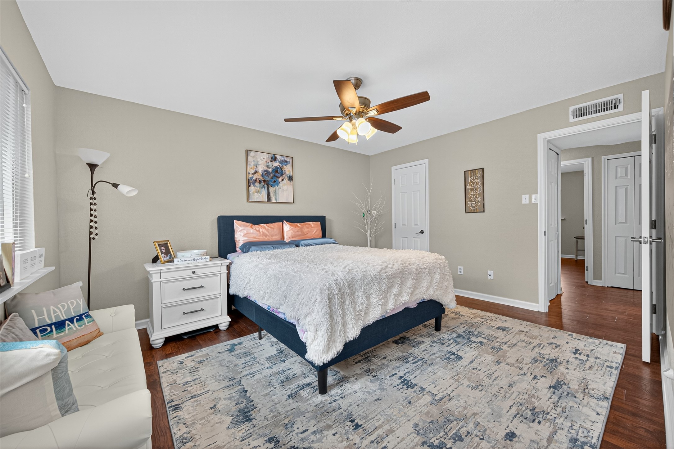 22815 Thadd's Trail Spring, TX 77373 - Photo 32 of 48 a bedroom with a bed and a dresser