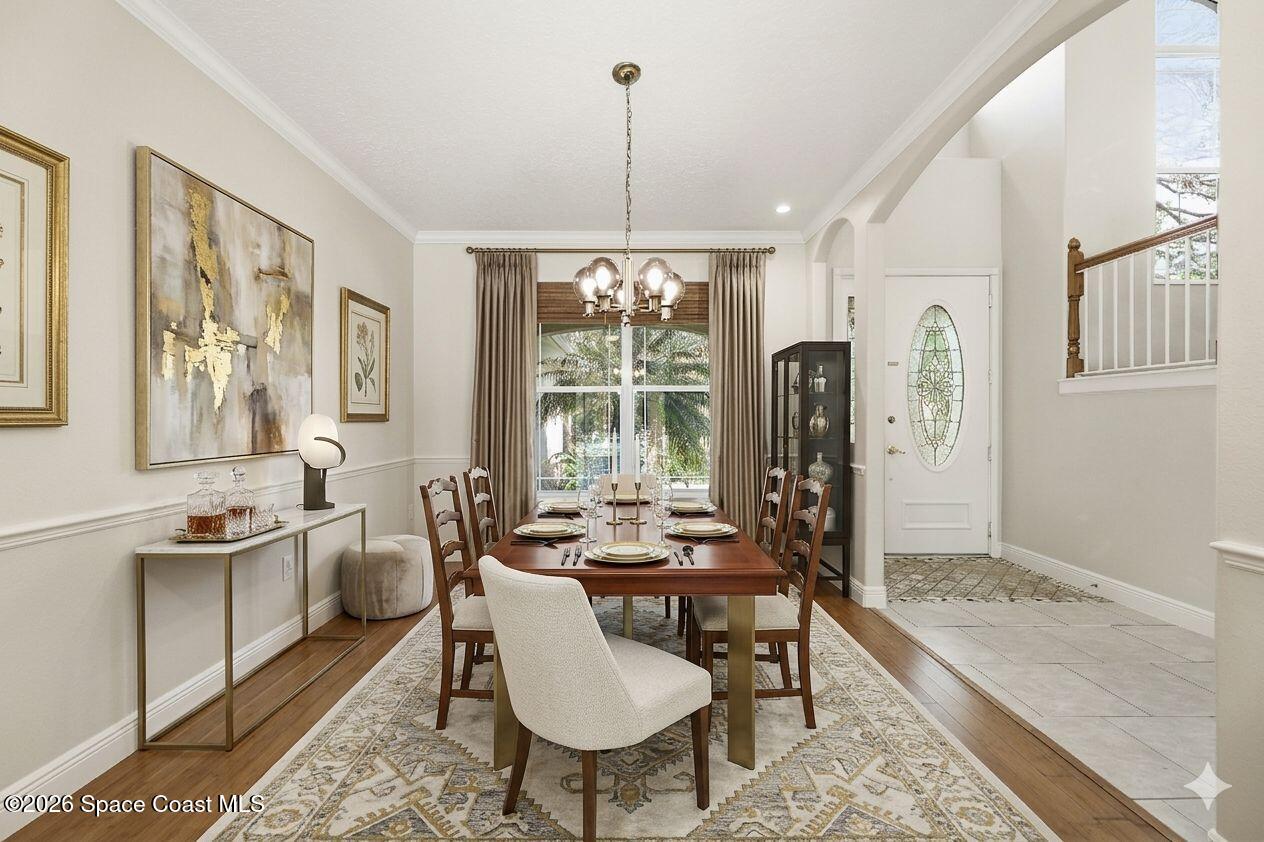 2300 Duncil Lane Malabar, FL 32950 - Photo 7 of 86 a view of a dining room with furniture window and outside view