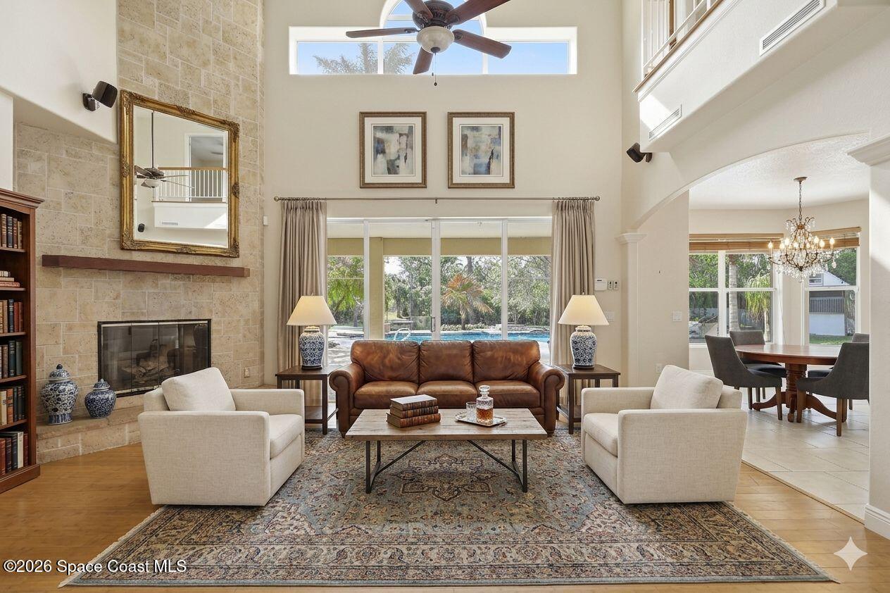 2300 Duncil Lane Malabar, FL 32950 - Photo 10 of 86 a living room with furniture and a large window