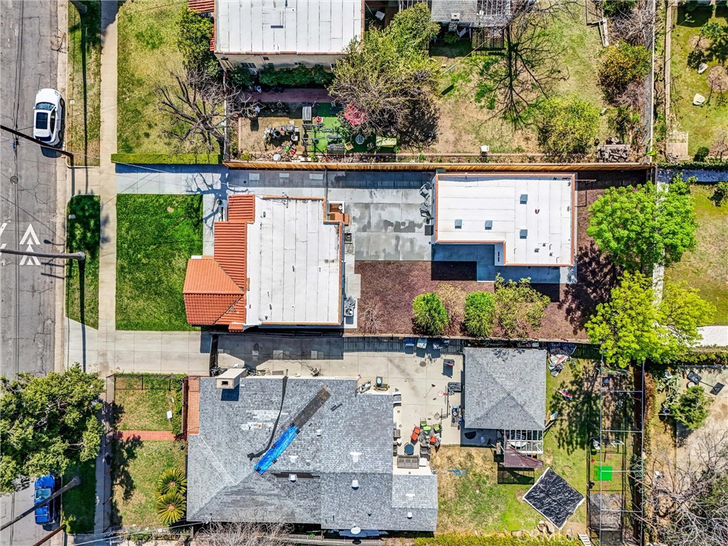1925 Lundy Avenue Pasadena, CA 91104 - Photo 39 of 47 an aerial view of a house with a yard basket ball court