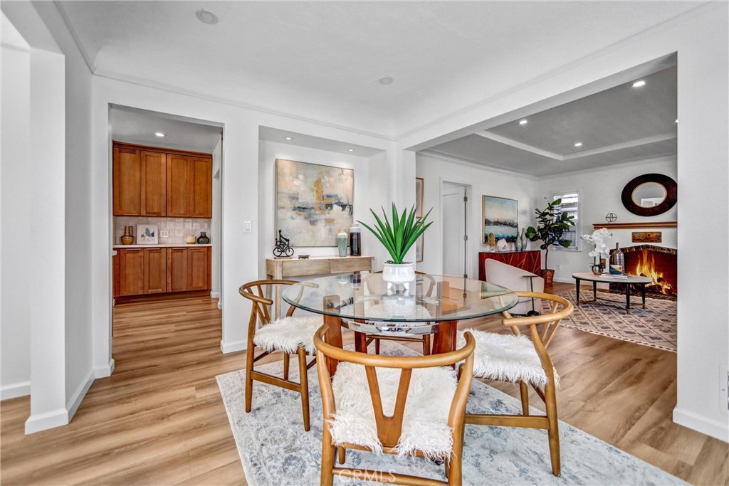 1925 Lundy Avenue Pasadena, CA 91104 - Photo 10 of 47 a view of a dining room with furniture and wooden floor