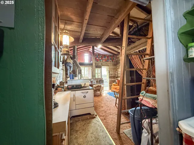a outdoor living space with furniture and window