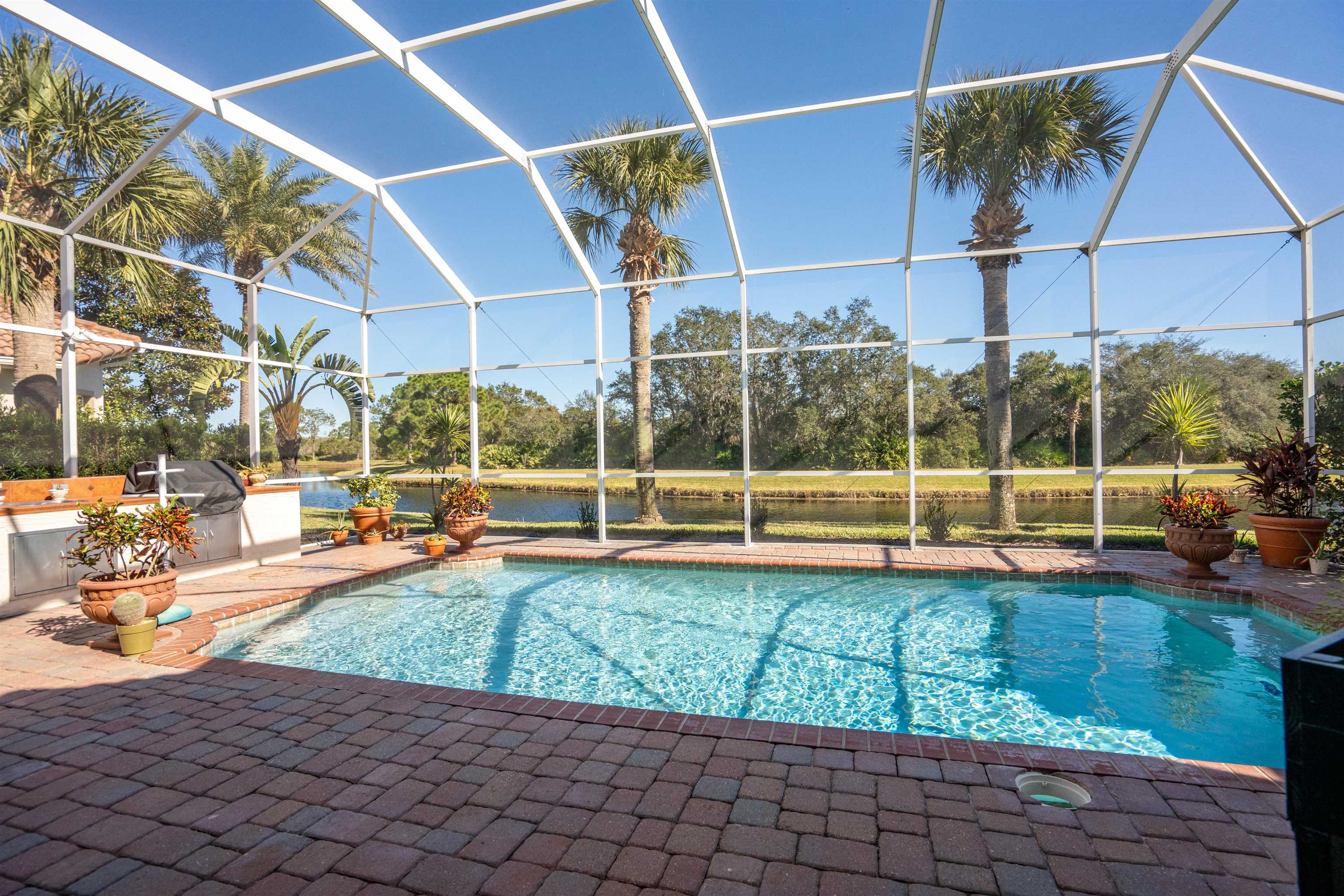 314 Fiddlers Point Drive St. Augustine, FL 32080 - Photo 22 of 54 a view of a backyard