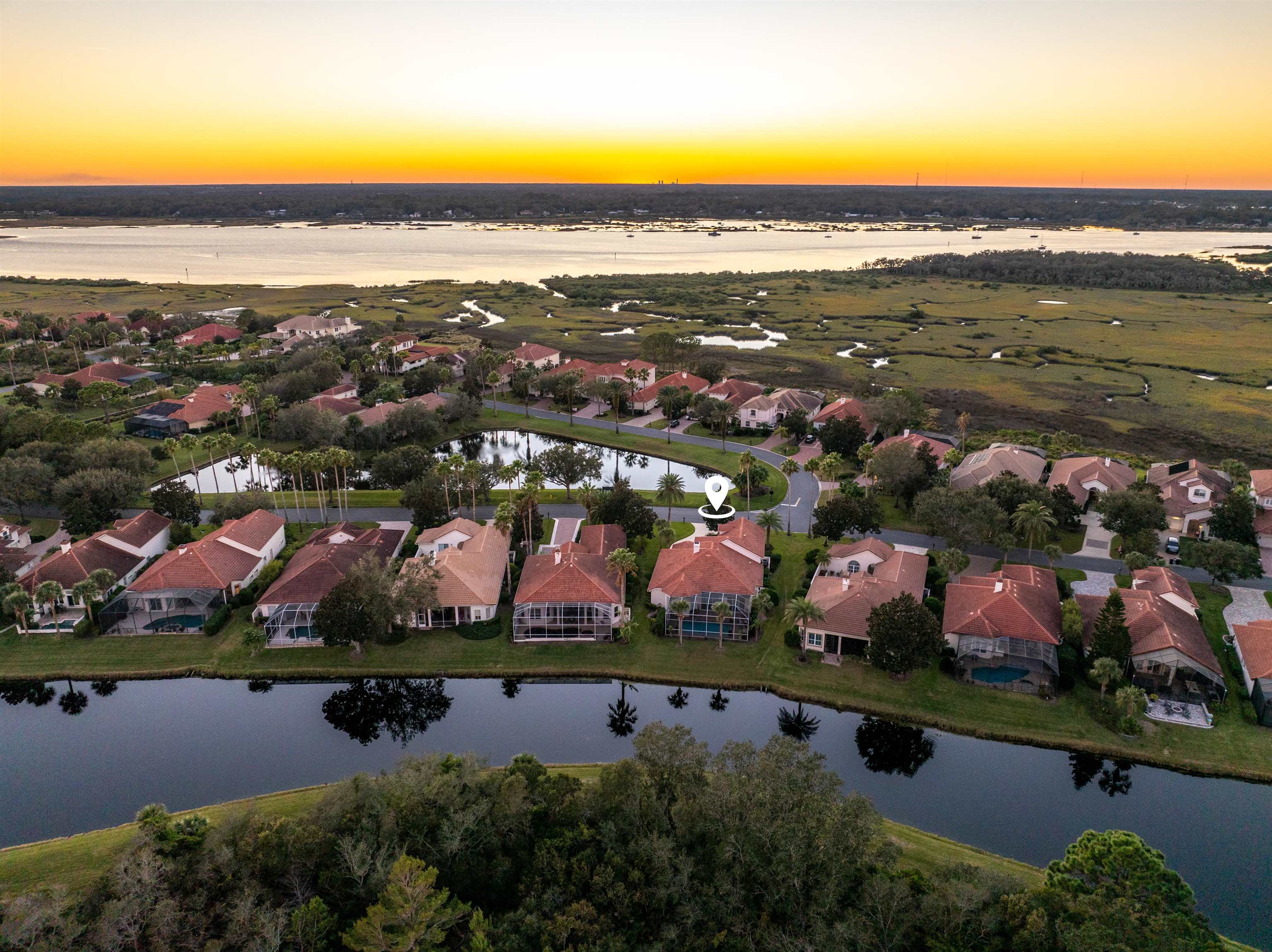 314 Fiddlers Point Drive St. Augustine, FL 32080 - Photo 50 of 54 a view of city and ocean