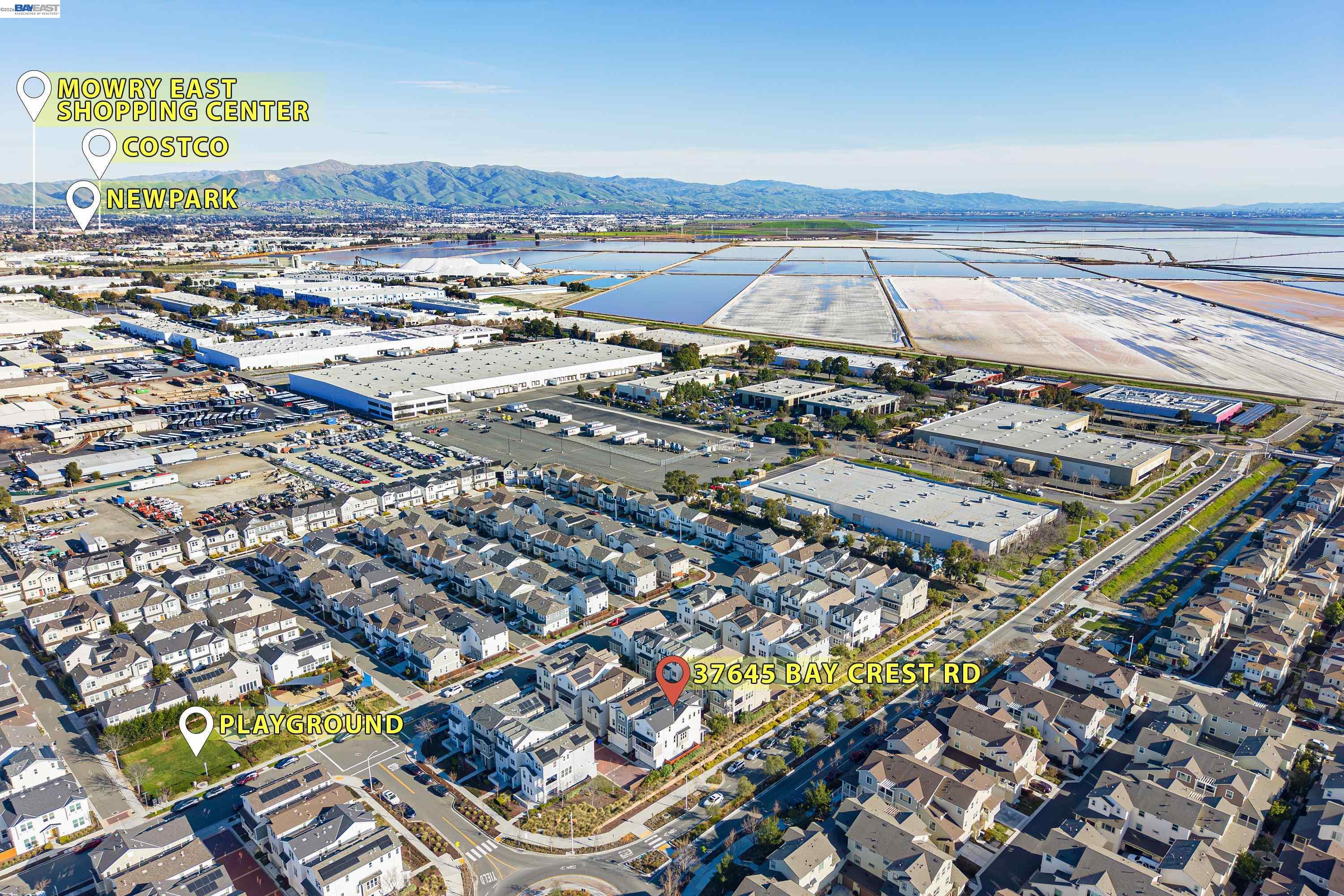 37645 Bay Crest Road Newark, CA 94560 - Photo 40 of 46 an aerial view of a city