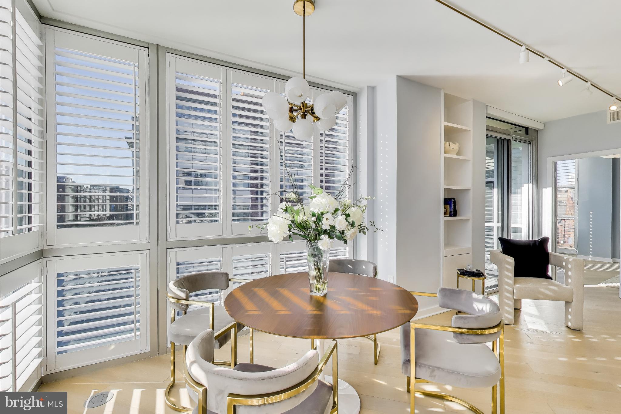 1300 13th Street Northwest, Unit 601 Washington, DC 20005 - Photo 11 of 35 Custom plantation shutters added to all windows